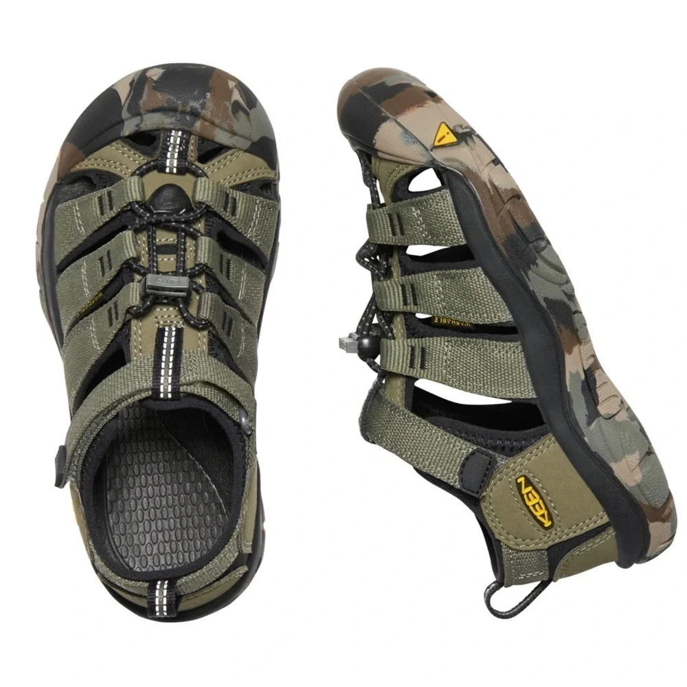 Keen Kid's Newport H2 - Dusty Olive camo green sandals toddler 10